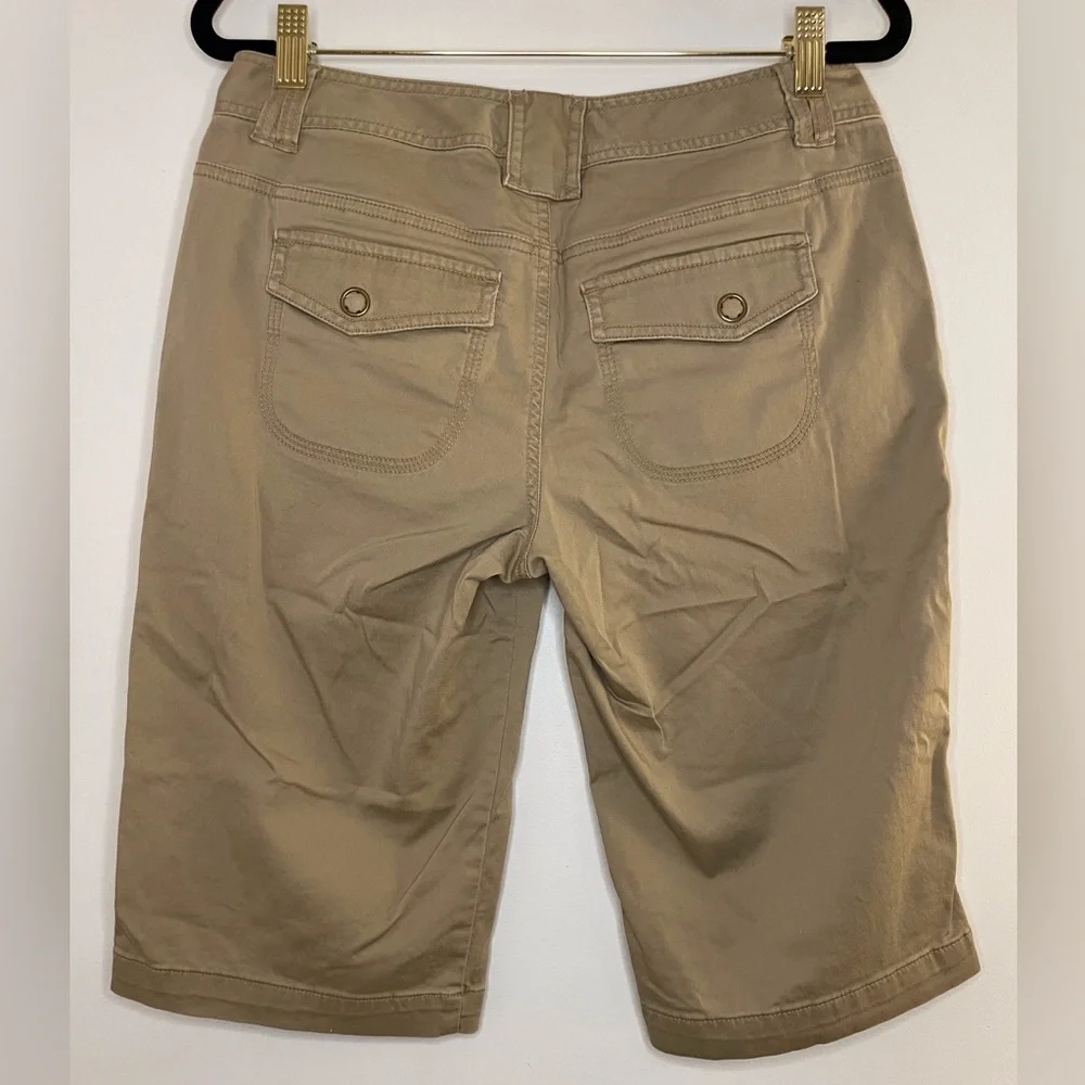 Sonoma Life & Style Bermuda Shorts Khaki Size 4P